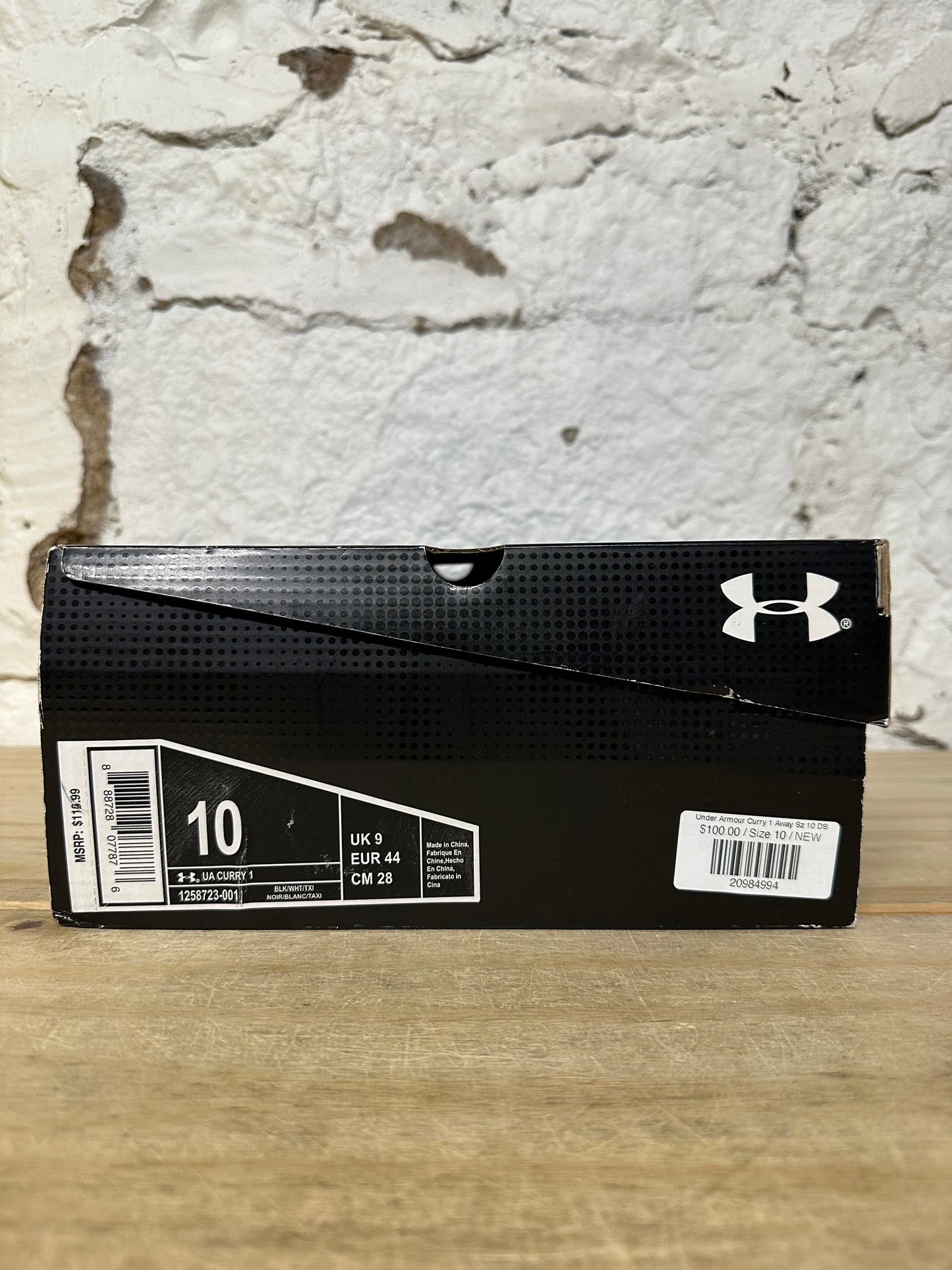Under Armour Curry 1 Away Sz 10 DS