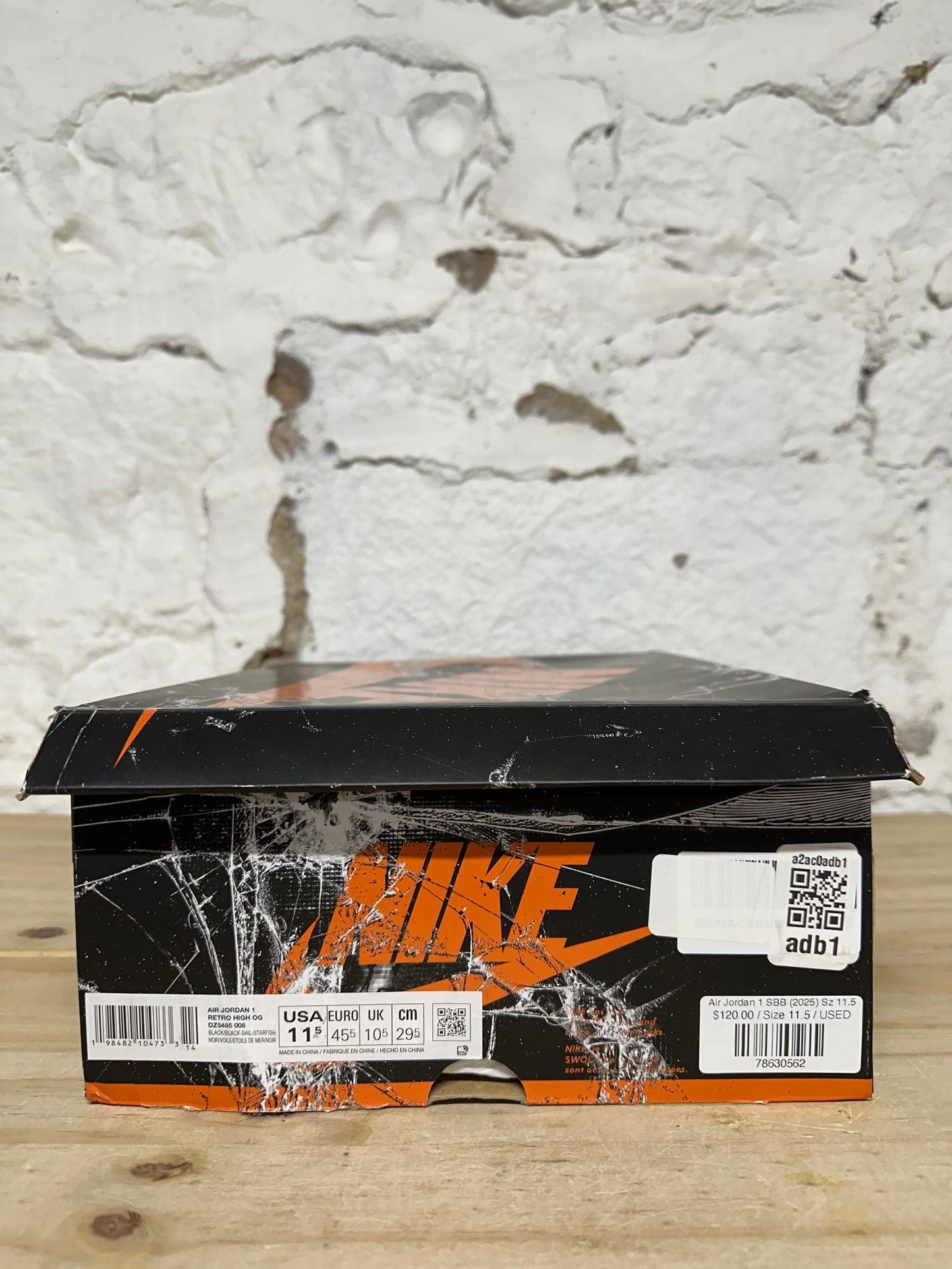 Air Jordan 1 High Shattered Backboard (2025) Sz 11.5