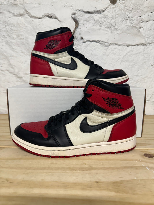 Air Jordan 1 High Bred Toe Sz 8.5