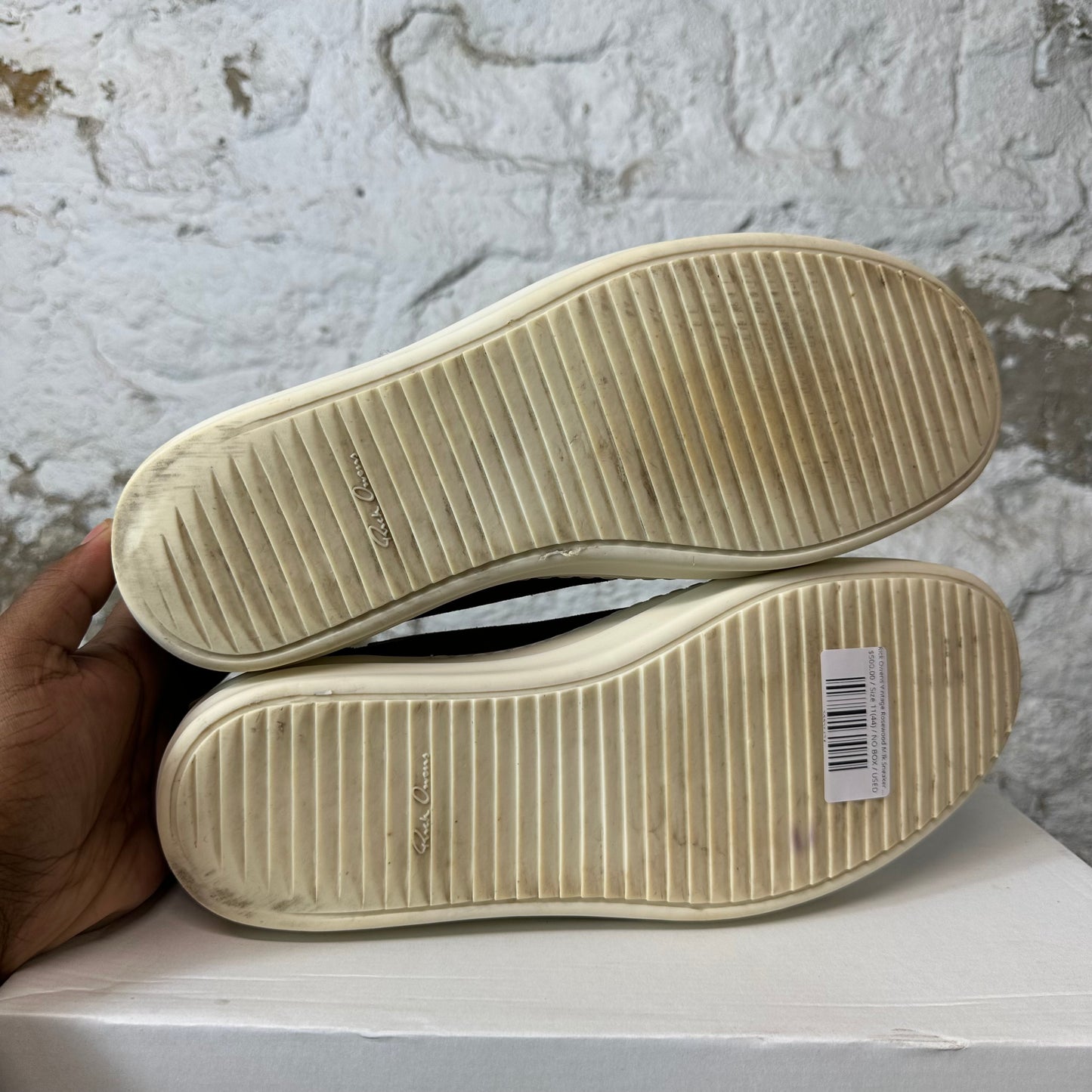Rick Owens Vintage Rosewood Milk Sneaker Sz 11 (44)
