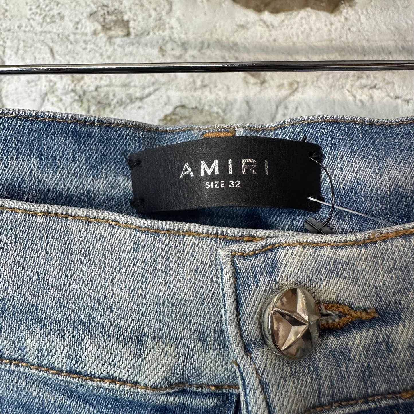 Amiri Denim Star Chemist Blue Denim Jeans Sz 32