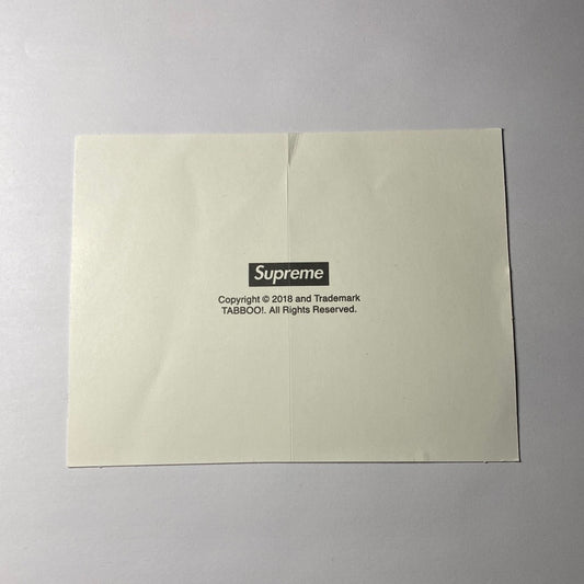 Supreme Faces Taboo Graffiti Sticker
