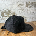 Louis Vuitton Black Grey Floral Monogram Hat Sz M