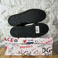Dolce Gabbana Black White Star Portofino Sneaker Sz 7
