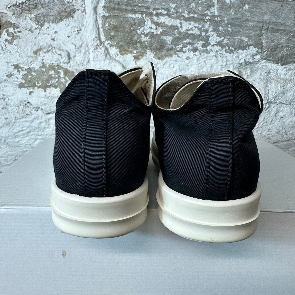 Rick Owens Stop Breath Black Milk Sneaker Sz 4.5 (36)