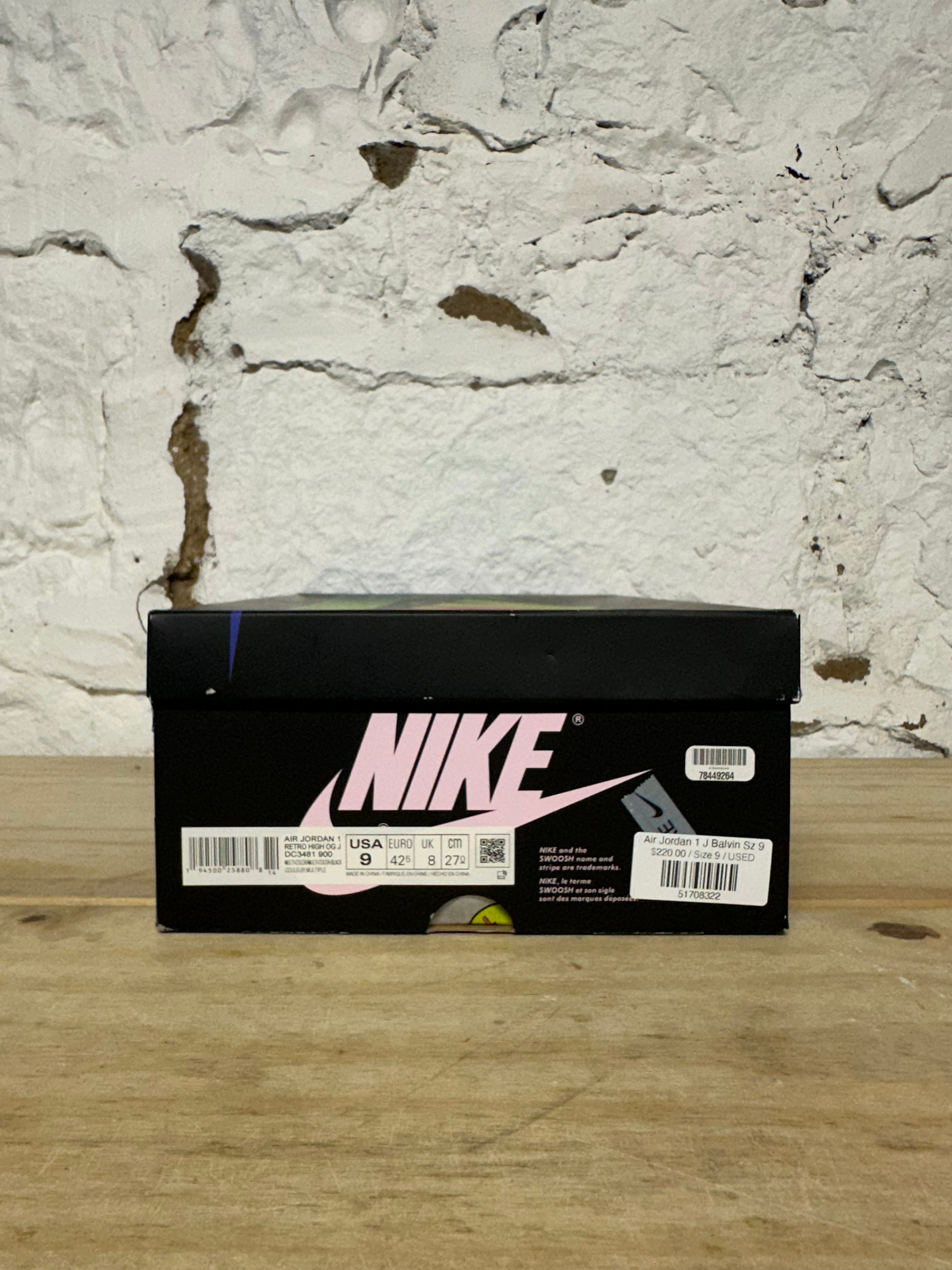 jordan 1 j balvin box