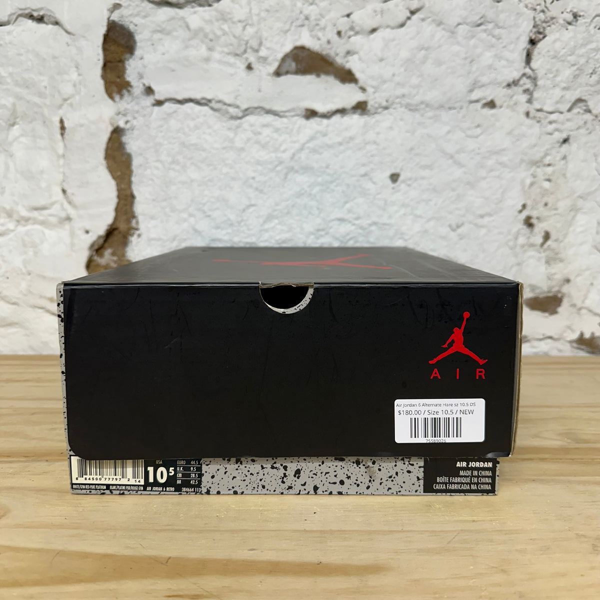 Air Jordan 6 Alternate Hare sz 10.5 DS