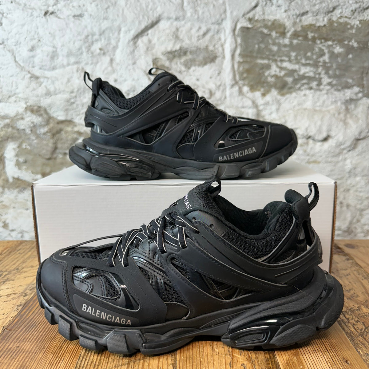 Balenciaga Track Runner Triple Black Sneaker Sz 7 (40)