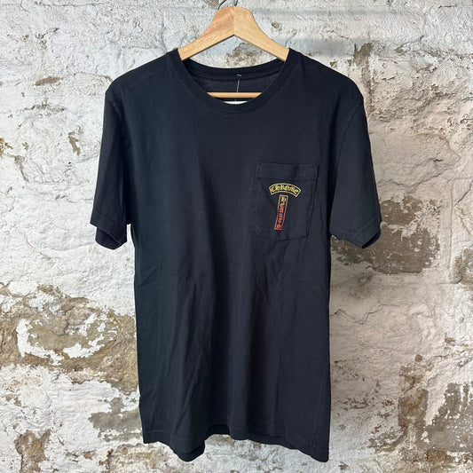 Chrome Hearts Gradient T Logo Black T-Shirt Sz M