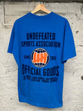 Undefeated Blue Orange T-Shirt Sz L DS