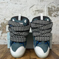 Lanvin Curb Striped Lace Anthracite Sneaker