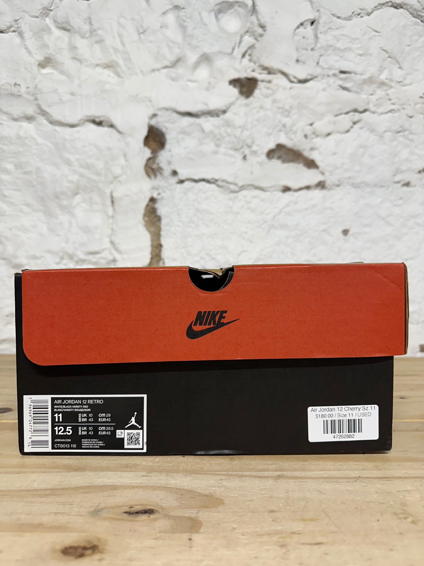 Air Jordan 12 Cherry Sz 11