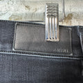 Amiri MX1 Marble Patch Black Denim Jeans Sz 28