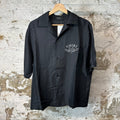 Amiri Arts District Black Silk Button Up Shirt Sz L