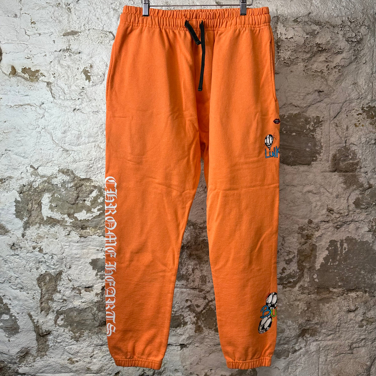 Chrome Hearts Matty Boy Link Orange Sweatpants Sz XXL