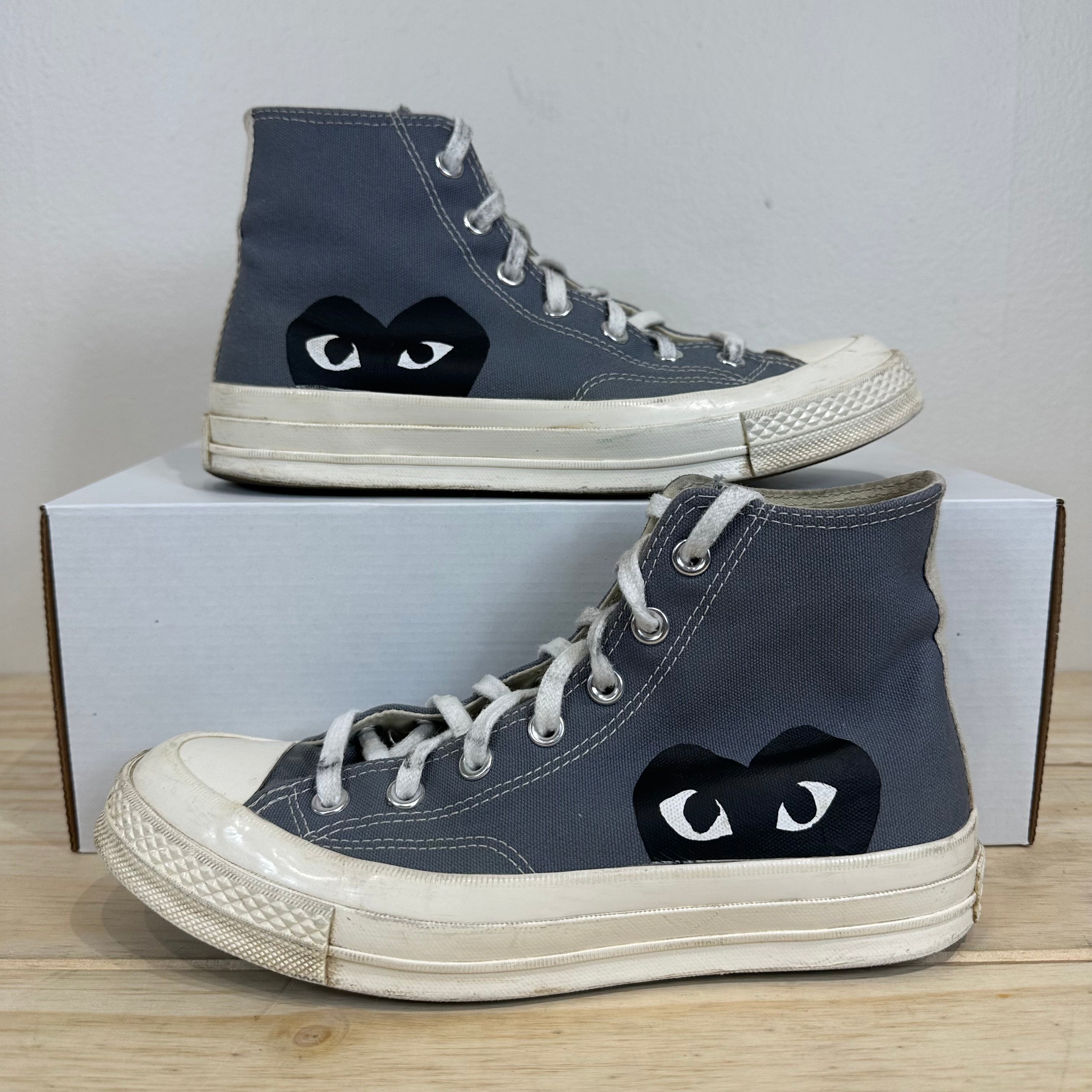 Converse CDG Grey Sz 6