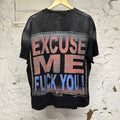 Vale Coma Bling Black T-Shirt Sz M