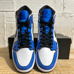 Air Jordan 1 Mid Signal Blue Sz 12 DS