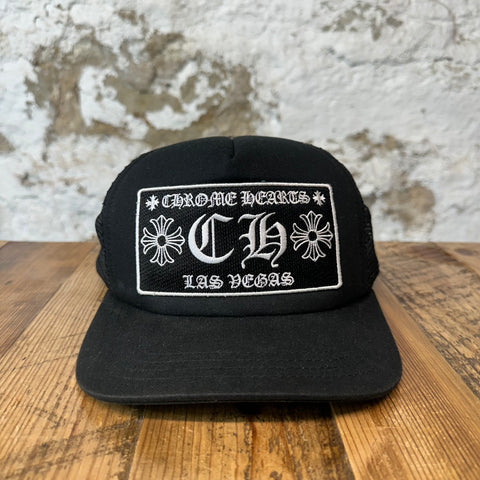 Chrome Hearts Las Vegas Black Trucker Hat