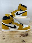 Air Jordan 1 High Yellow Ochre Sz 13 DS