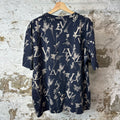 Louis Vuitton Floral Print Blue T-Shirt Sz XXL