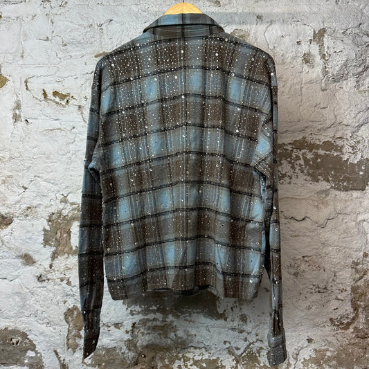 Vale Ocean Rhinestone Flannel