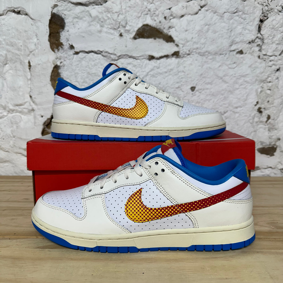 Nike Dunk Low Pop Art Sail Photo Blue Sz 10.5 DS