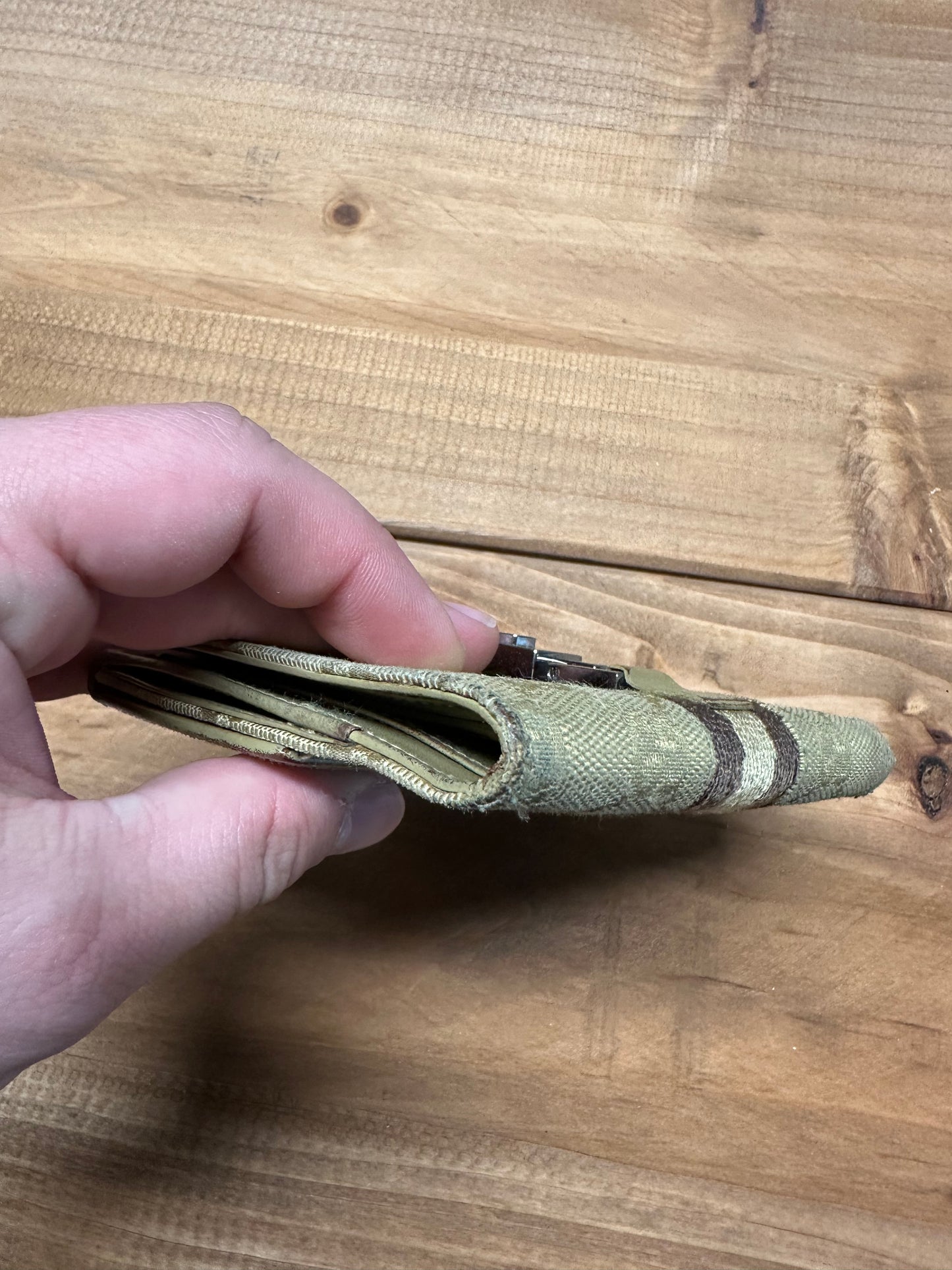 Gucci Canvas Jackie Bifold Wallet