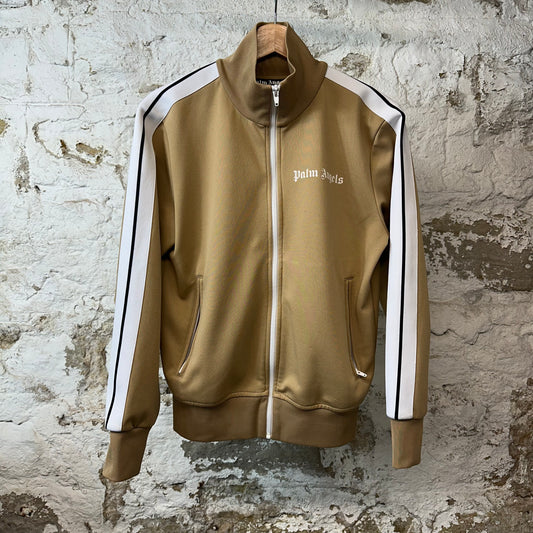 Palm Angels Tan Track Jacket Sz S