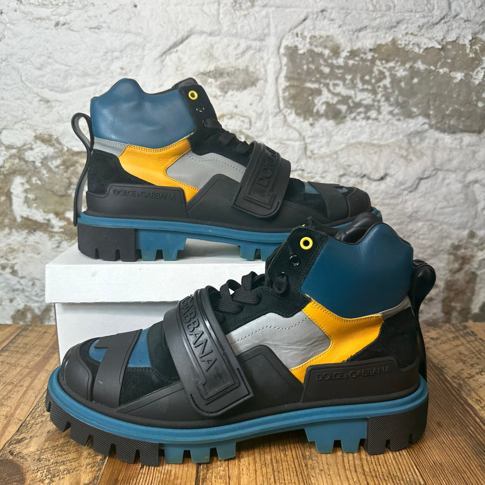 Dolce Gabbana Color Block Trekking Boot Sz 11