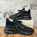 Alexander Mcqueen Triple Black Nappa Joey Sneaker Sz 12 (45)