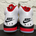 Air Jordan 5 Fire Red Black Tongue (2025) Sz 9