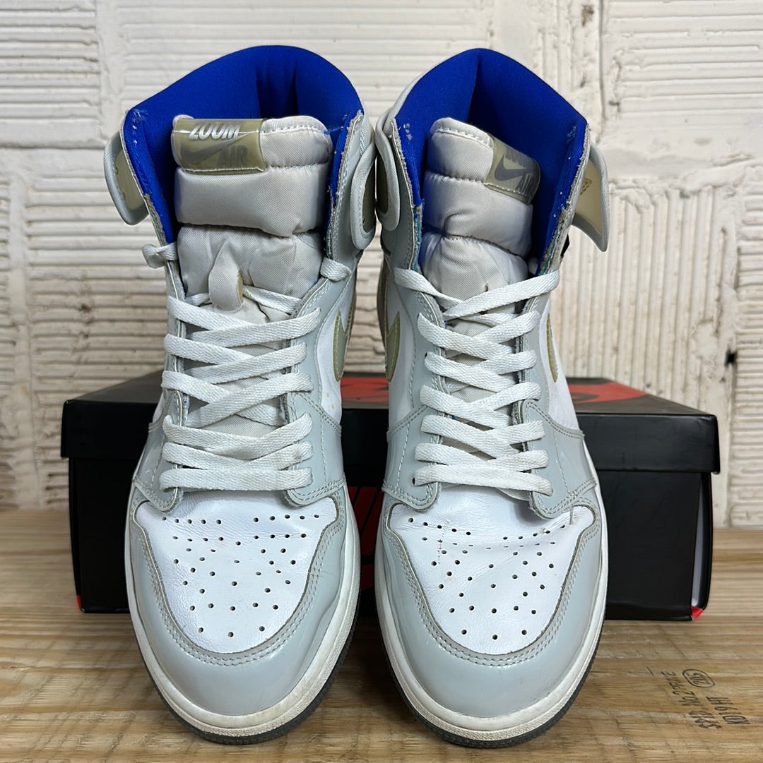Air Jordan 1 Zoom White Racer Blue Sz 13