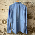 Prada Frankenstein Rose Blue Button Up Shirt Sz XXL