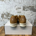 Louis Vuitton Brown Leather Trainer Sneaker Sz 10.5 (9LV)