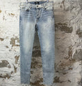 Amiri Plain Washed Blue Denim Jeans Sz 36