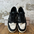 Amiri Black Glitter Skeleton Black White Sneaker Sz 11 (44)