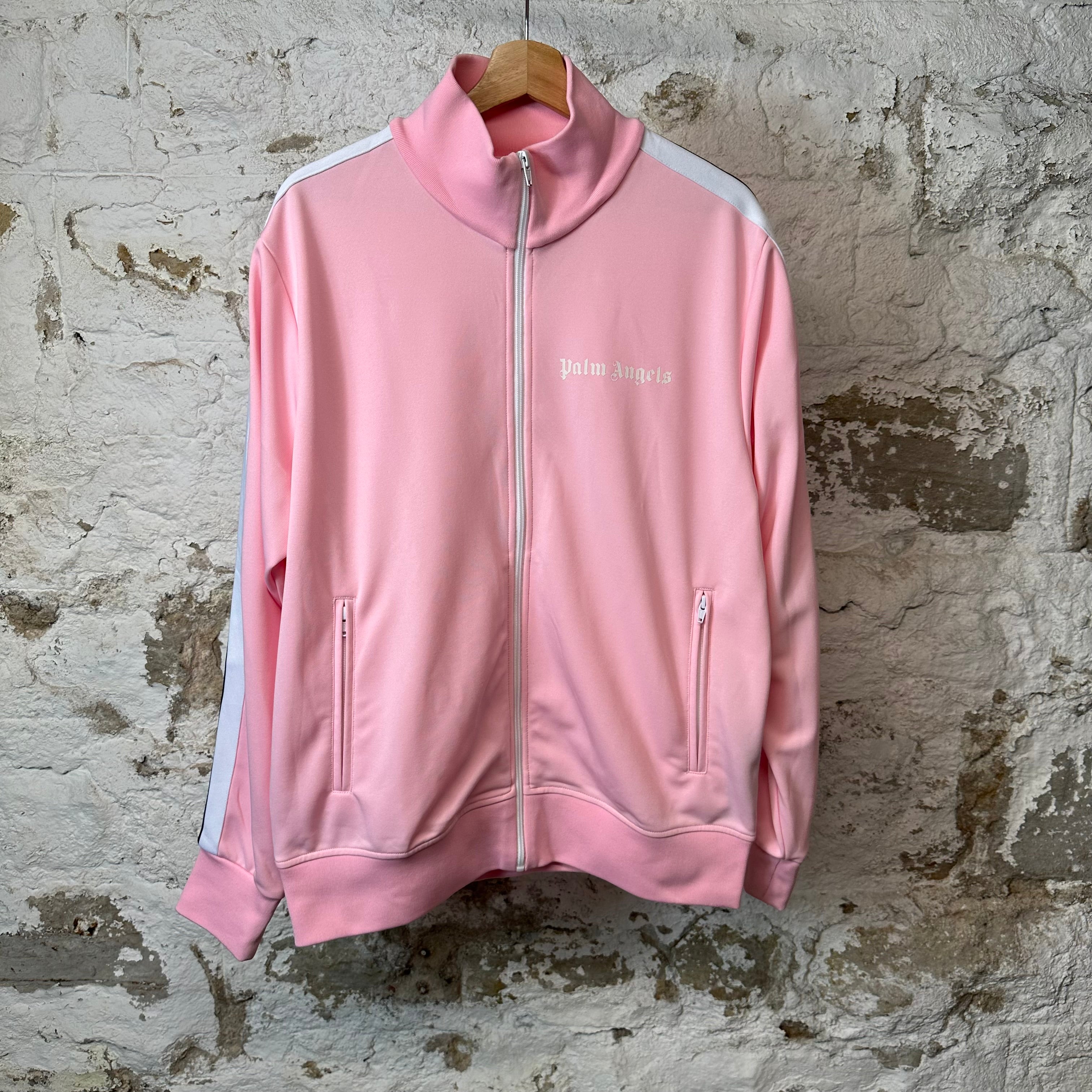 【美品】Palm Angelsトラックジャケットピンク パームエンジェルス Palm Angels トラックジャケット | ピンク | FARFETCH JP
