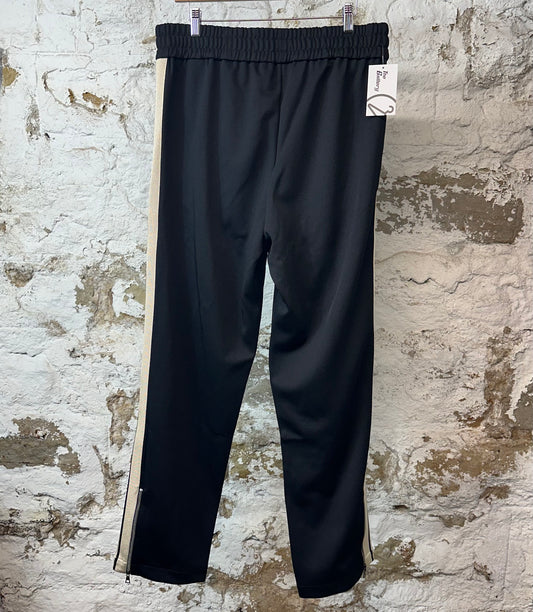 Palm Angels Black Cream Track Pants Sz XXL DS