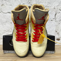Air Jordan 5 Off-White Sail Sz 12.5