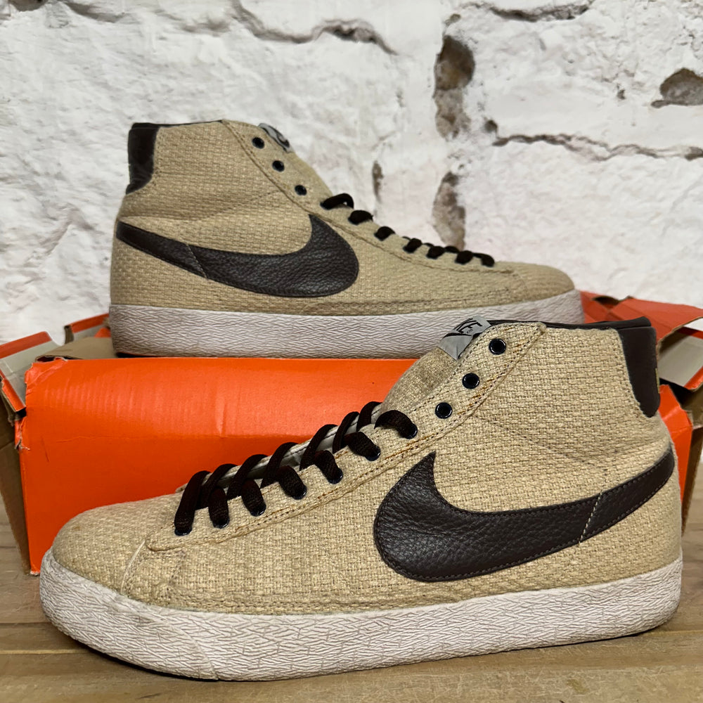 Nike Blazer Mid Basic Brown Hemp Sz 12