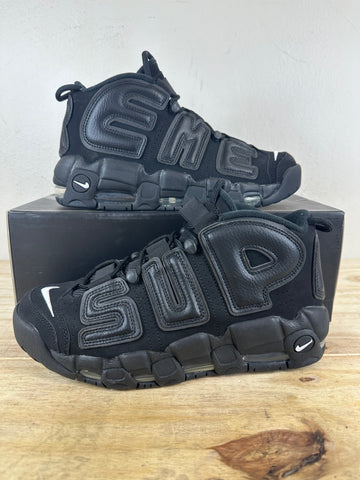 Nike Air More Uptempo Supreme Supetempo Black Sz 8.5 DS