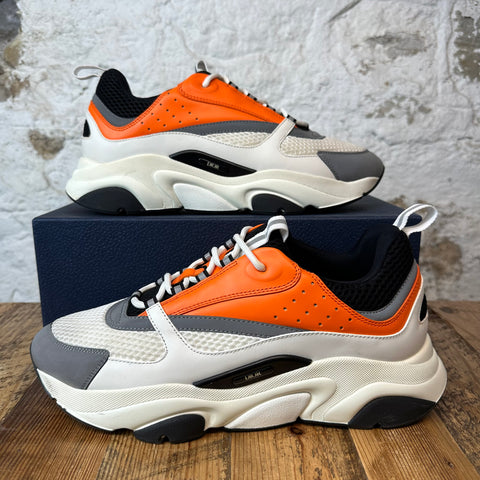 Dior B22 Orange Black White Sneaker Sz 13 (46)