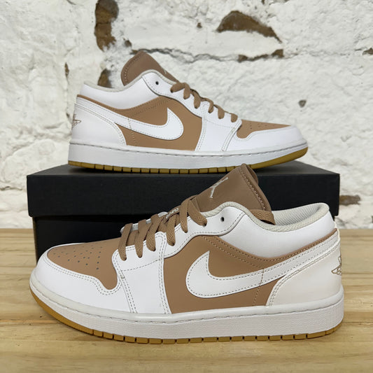 Air Jordan 1 Low Gum White Sz 9 DS