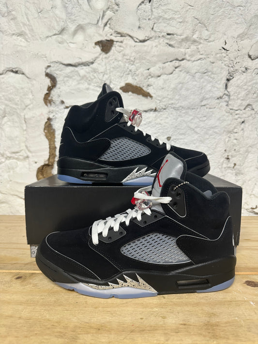 Air Jordan 5 Black Metallic Sz 9