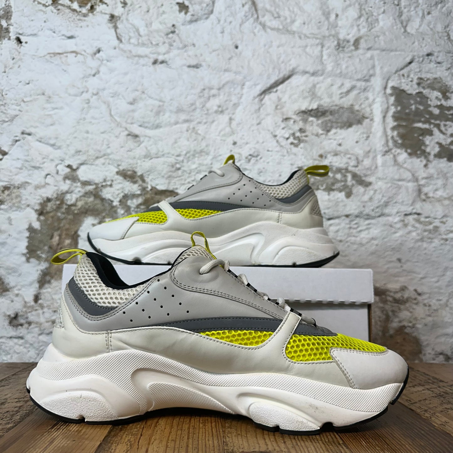 Dior B22 Yellow White Gray Sneaker Sz 12 (45)