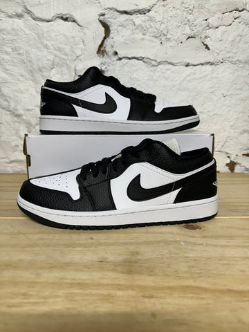 Air Jordan 1 Low Homage Split Black White Sz 10.5 (12W) DS
