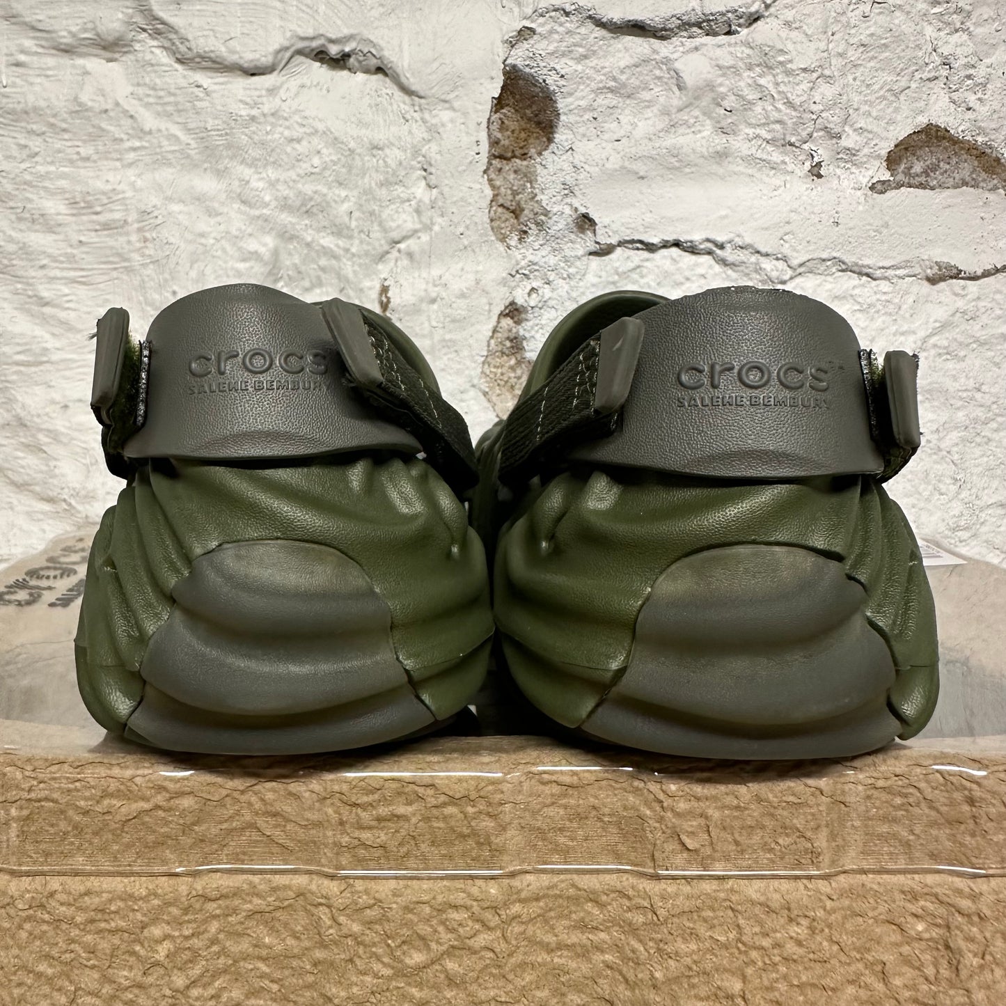 Crocs Salehe Bemburry Pollex Clog Cucumber Sz 10 DS