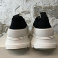 Alexander McQueen Low Black White Tread Boot Sz 12 (45)