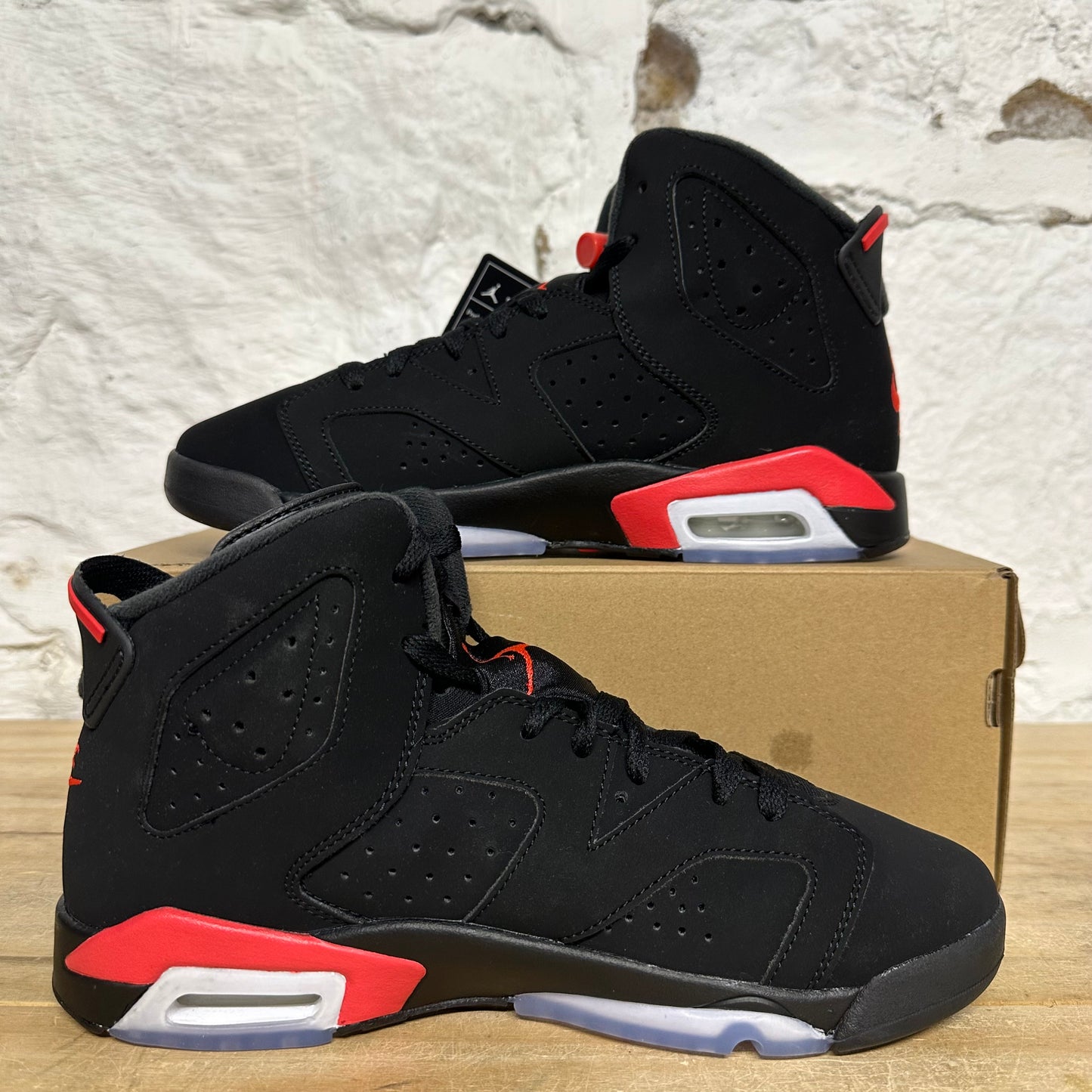 Air Jordan 6 Infrared Salesman Sz 7Y